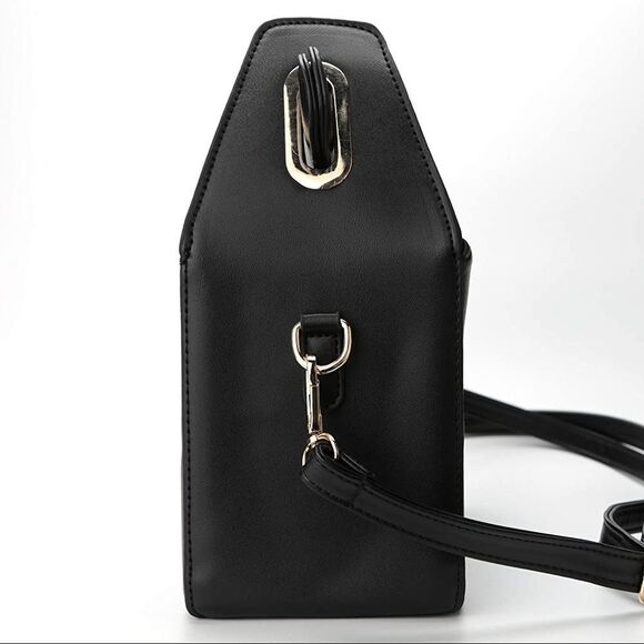 Chinese Tower Print Top-Handle Takeout Box Handbag - Picture 5 of 11